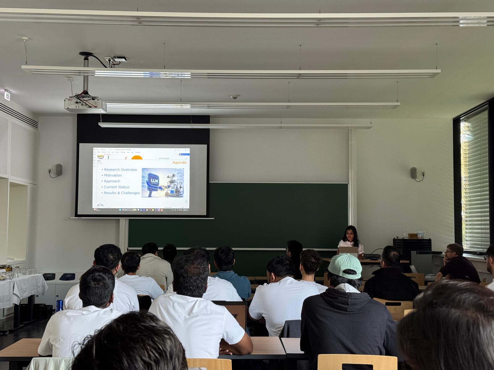 Presenting at RSS Research Pitch, BTU Cottbus